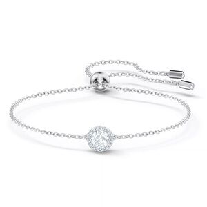NEW Swarovski Una Angelic Bracelet with Clear Crystals on a Rhodium Plated Chain